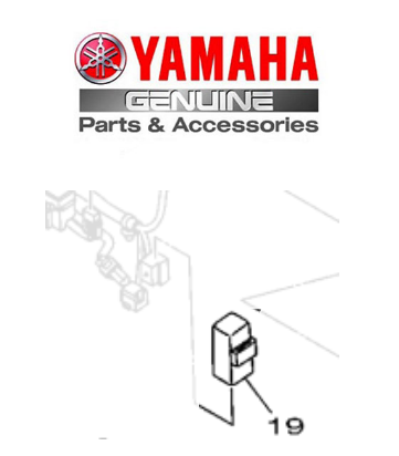 RELE DE PARTIDA PRA FLUO 125 2023 ATE 2025 ORIGINAL YAMAHA (CONSULTAR PRAZO DE ENTREGA E ESTOQUE)
